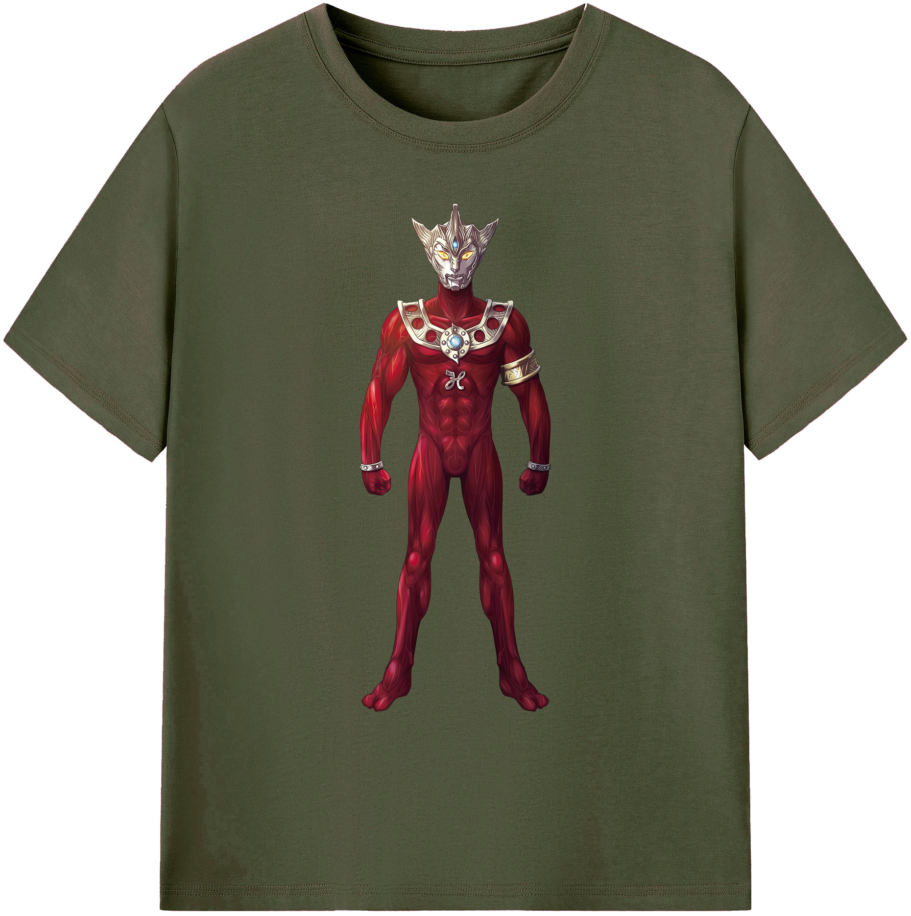 （画像用） ウルトラマン Ultraman 綿100％ メンズ半袖Tシャツ｜肌触りやわらか＆通気性
